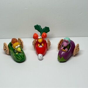 1988 McDonald's Fraggle Rock Lot of 3 Toys Mokey Red Boober & Wembley Jim Henson